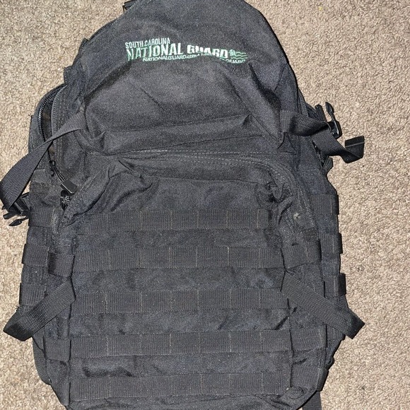 South Carolina Army National Guard Backpack Black Military Tactical‎ Hiking - Picture 1 of 6